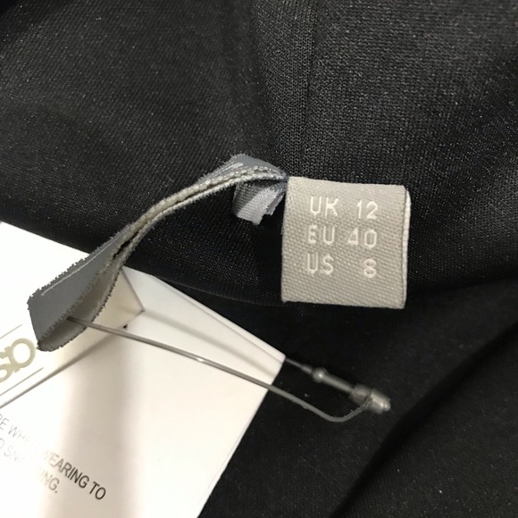 ASOS maternity fitted black dress - Picture 8 of 8